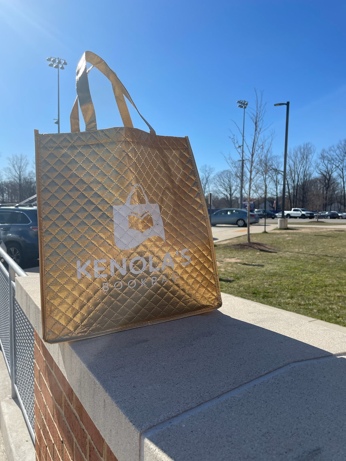 Kenola Gold Shopping Tote